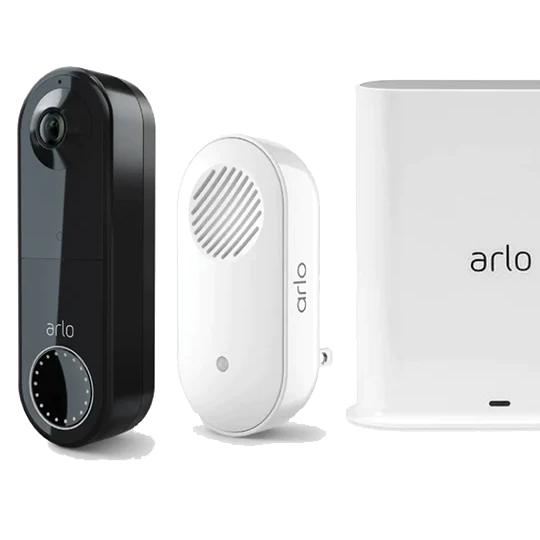 Arlo Essential 無線視訊門鈴 3合1 套裝B (門鈴 + Chime 2 + Smart Hub) <br>(AVD2001B + AC2001 + VMB4540)