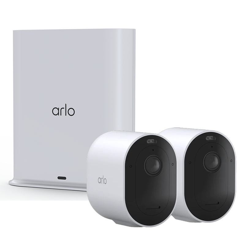 Arlo Pro 5 2K HDR <br>無線網絡攝影機 [2鏡裝 + Smart Hub)<br>(VMC4260P+VMB4540)