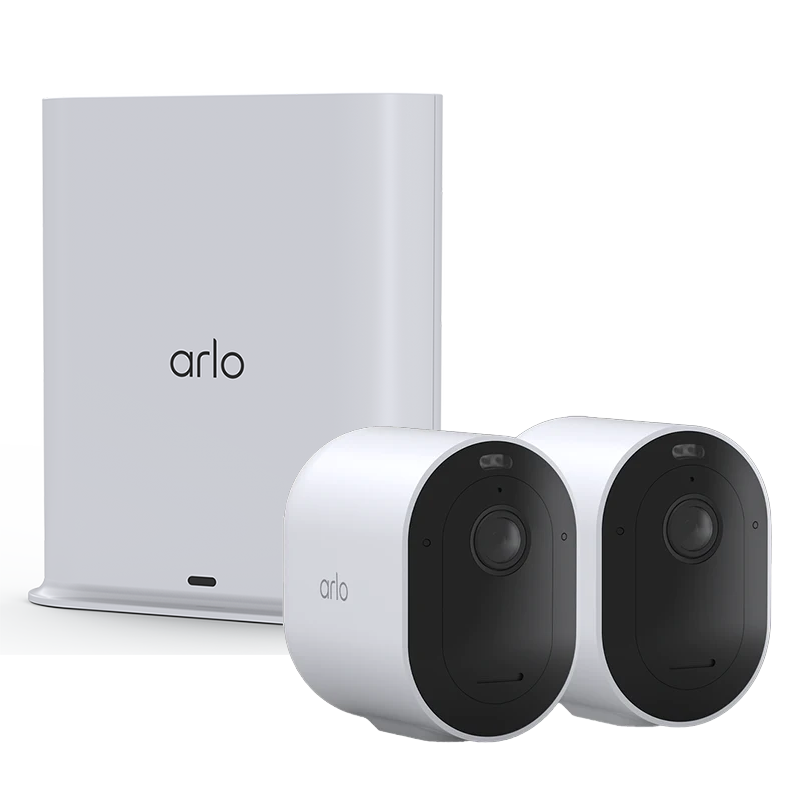 Arlo Pro 5 2K HDR <br>無線網絡攝影機 [雙鏡裝 + Smart Hub] <br>(VMC4260P+VMB4540)