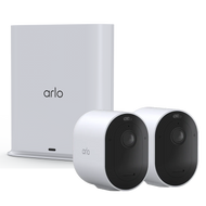 Arlo Pro 5 2K HDR <br>無線網絡攝影機 [雙鏡裝 + Smart Hub] <br>(VMC4260P+VMB4540)