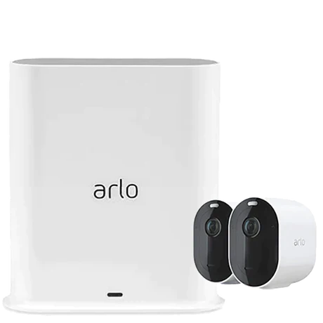 Arlo Pro 4 2K HDR <br>無線網絡攝影機 [雙鏡裝+Smart Hub] <br>(VMC4250P + VMB4540)